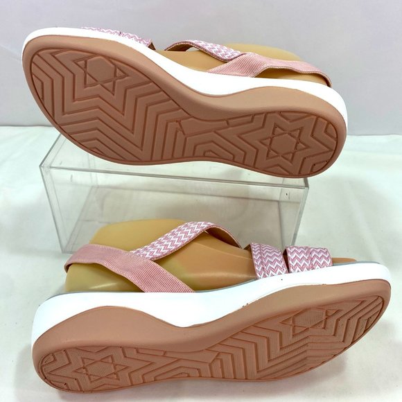 Women's Shoes Sandals Jeossy Milan 7 Pink Espadrilles NEW Platform Comfort Flats - Picture 4 of 9